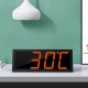 Smart Large Digital Wall Clock APP Control Time/ Date/ Temperature 100 Colors Display Record & Sound Activate & Countdown Function Stepless Brightness & Volume Alarm with Snooze