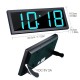 Smart Large Digital Wall Clock APP Control Time/ Date/ Temperature 100 Colors Display Record & Sound Activate & Countdown Function Stepless Brightness & Volume Alarm with Snooze