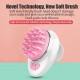 Hair Scalp Massager Shampoo Brush, Soft Silicone Scalp Care Brush Wet and Dry Hair Scalp Brush Acoustic Wave Massage Hair Washer with Three Replaceable Brush Heads for Men, Women, Kids and Pets