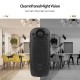 Wearable Body Camera Multifunctional Video Recorder with Motion Detection Infrared Night Vision for Home Security Car Office