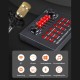 V8S Audio Karaoke BT Mixer Multifunctional External Sound Card 6 Sound Modes 12 Sound Effects for Online Singing Chatting Live Video Music Recording