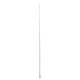 Telescopic FM Radio Antenna 4 Sections Chromium-plating Copper Antenna 360° Rotatable