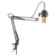 BM800 Professional Suspension Microphone Kit Studio Live Stream Broadcasting Recording Condenser Microphone Set