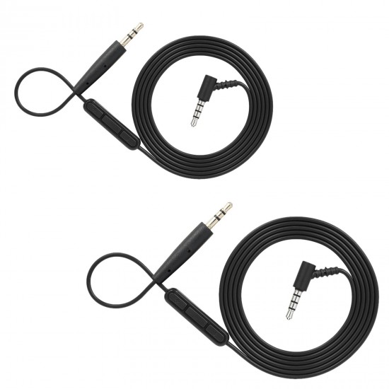 3.5mm to 2.5mm Audio Cable for BOSE OE2 Headset with Mic Volume Control Line-control Headphones Cord Line