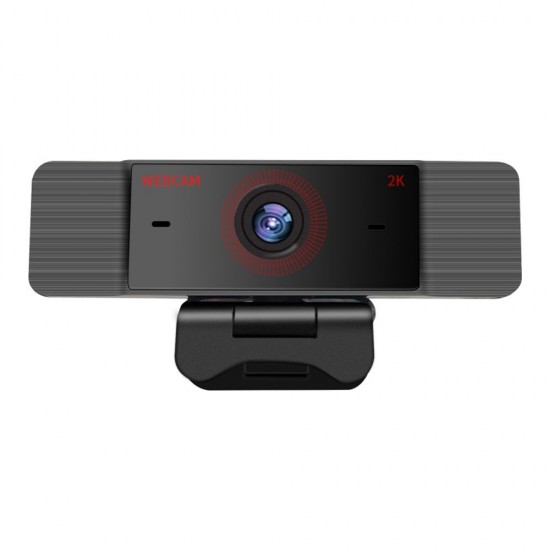 2K Live Streaming USB Web Camera Manual Focuse Webcam with Microphone