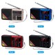 Y-509 Portable FM Radio Mini Digital Raido Speaker with LED Flashlight Screen Display MP3 Music Player