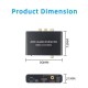 192KHz ARC Audio Adapter HD Audio Extractor Digital to Analog Audio Converter DAC SPDIF Coaxial RCA 3.5mm Jack Output