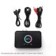 NFC Bluetooth 5.0 Receiver Wireless Audio Receiver Adapter with Microphone RCA AUX Out U Disk Music Playback for Headphones Speaker Home Audio System