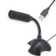 USB Computer Microphone with Stand Portable for PC Laptop Recording Gaming Online Chatting Desktop Omnidirectional Condenser Microphone