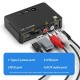 M10 BT5.0 Adapter Multifunctional BT Audio Receiver 15m Transmission Distance Support NFC Connection with USB RCA AUX Ports