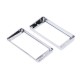 Chrome-Plated Plastic Guitar Pickup Frame Mounting Ring for LP Guitar Silver