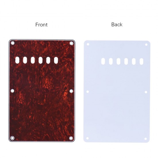 Pickguard Back Plate Tremolo Cavity Cover Vintage Style Backplate for Stratocaster Strat ST Standard Modern Style Electric Guitar 4Ply