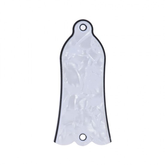 2 Holes Bell-shaped Truss Rod Cover Plate Scroll Plate for LP SG Flying V ES Guitar 3 Colors for Option