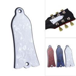 2 Holes Bell-shaped Truss Rod Cover Plate Scroll Plate for LP SG Flying V ES Guitar 3 Colors for Option