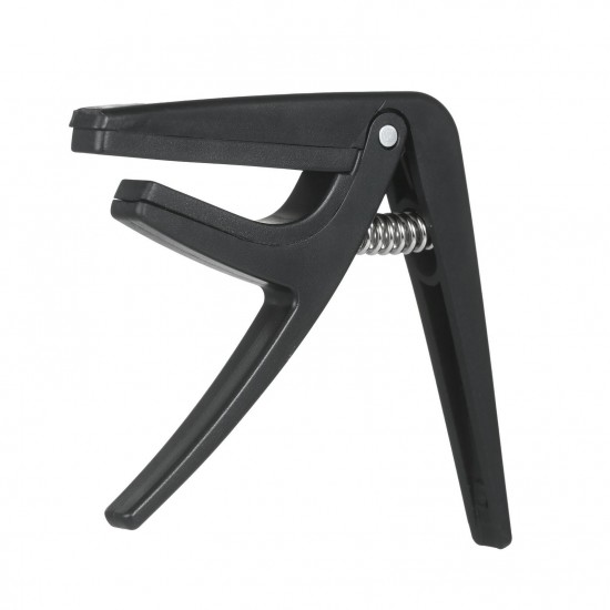 Professional Single-handed Quick-replaceable Ukelele Capo Plastic Steel Black