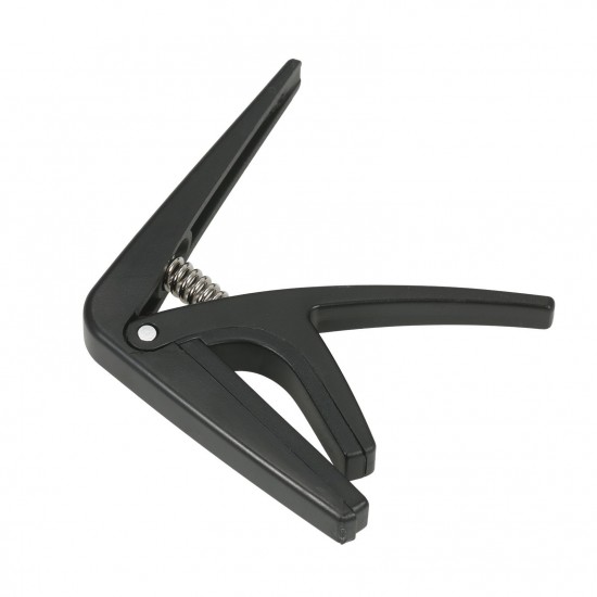 Professional Single-handed Quick-replaceable Ukelele Capo Plastic Steel Black