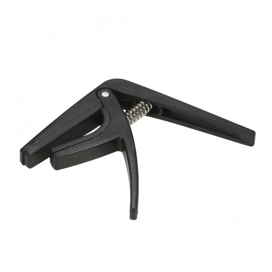 Professional Single-handed Quick-replaceable Ukelele Capo Plastic Steel Black