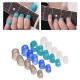 Guitar Accessories Kit Includes 20pcs Silicone Guitar Finger Protectors + 10pcs Guitar Picks + 4pcs Thumb & Finger Picks + Pick Holder + 2pcs Music Page Clips with Plastic Storage Box for Acoustic Guitar Beginners