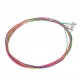 6pcs/Set Rainbow Colors Colorful Acoustic Guitar Strings Musical Instruments Replacement Steel Chord Wire