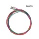 6pcs/Set Rainbow Colors Colorful Acoustic Guitar Strings Musical Instruments Replacement Steel Chord Wire