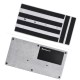 Big Size Guitar Effects Pedal Board Sturdy PE Plastic Guitar Pedalboard Case with Sticking Tape Guitar Pedals Accessories