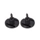 2pcs Electric Bass String Retainers Bass Guitar Replacement Parts Accessories with Mounting Screws