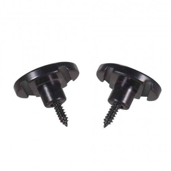 2pcs Electric Bass String Retainers Bass Guitar Replacement Parts Accessories with Mounting Screws