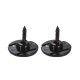 Electric Bass String Retainer Round Shape Bass Guitar Replacement Parts Accessories with Mounting Screws, Pack of 2pcs