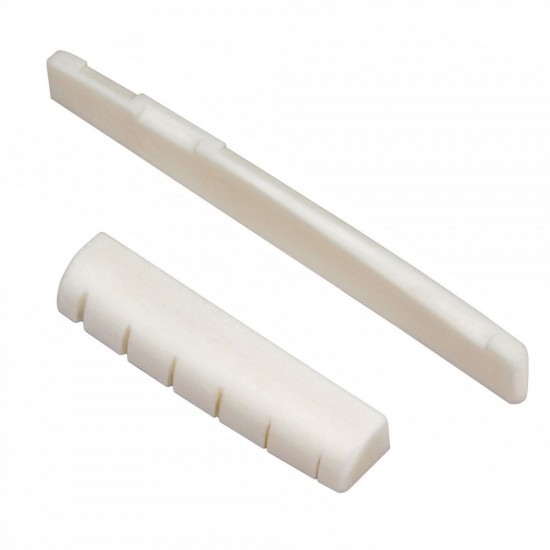 Guitar Saddle Nut White Cattle Bone for 41 Inch Folk Guitar