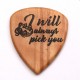 2 Pcs Wooden Guitar Picks with Box Wood Picks for Acoustic Electric Guitars Plectrum Bass Ukulele Musical Instrument Tool