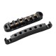 Guitar Roller Saddle Bridge Tailpiece Set with Studs/Wrenches Replacement for LP Electric Guitars