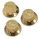 Electric Guitar Tone Volume Control Knobs 1 Volume/ 2 Tone Kit for ST/SQ Electric Guitar