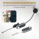 UHF Headset Wireless Microphone Instrument Mic Omni-directional Hifi Microphone Wireless Instrument Microphone System Receiver & Transmitter UHF Clip Type Mic+Receiver for Sax Saxophone French Horn Trumpet Trumbone