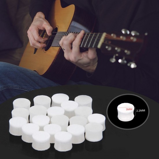 20pcs Fingerboard Dots Guitar Fretboard Position Marker Inlay Dots White Mother of Pearl Shell White Pearl Dots