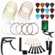 Guitar Strings Changing Kit Guitar Accessories Kit Guitar Playing Maintenance Tool for Beginners