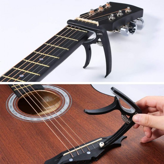 Guitar Strings Changing Kit Guitar Accessories Kit Guitar Playing Maintenance Tool for Beginners