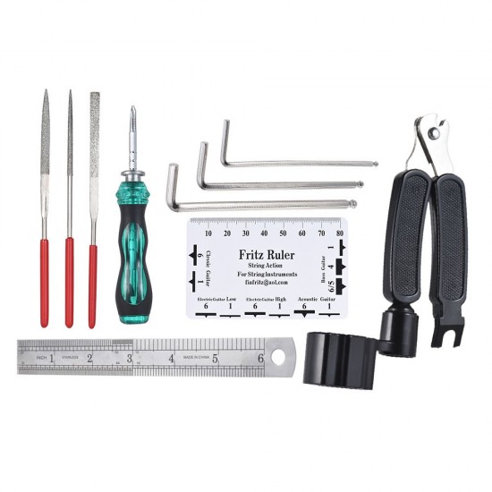 Guitar Repairing Kit Guitar Care Kit Maintenance Tool Set Cleaning Accessories