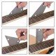 Guitar Repair Luthier Tools Kit Guitar Fret Crowning File 3 in 1 Guitar String Winder Cutter Fret Rocker Fingerboard Guard Grinding Stone