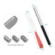 Stainless Steel Guitar Fret Crowning File Set Tool Luthier Repairing Tools for Guitar/Bass/Ukulele/Mandolin/Banjo