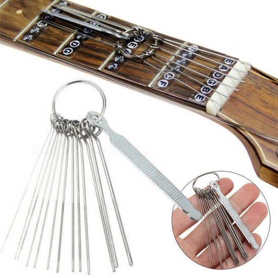 Guitar Repairing Tools Set Stringed Instrument Fretboard Maintenance Tools Repairing Tools Bag for Guitar Ukulele