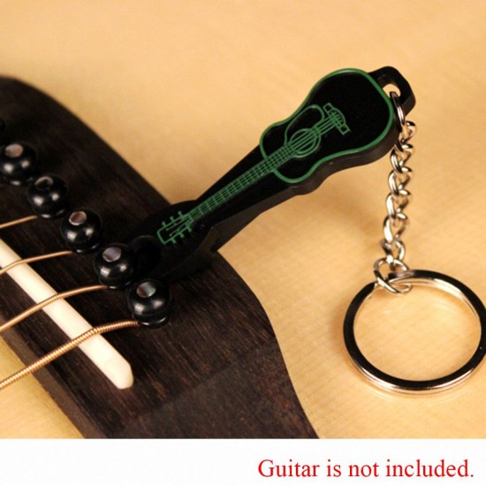 Guitar-shaped Acoustic Guitar Bridge Pin Puller Peg Remover Extractor Tool Portable