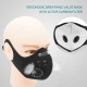 Adults Mouth Mask with Double Valves Active Carbon Filter Adjustable Safety Mask Reusable Breathing Valve Mask for Running Cycling Camping Traveling