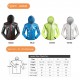 Cycling Raincoat with Hood for Men Women Waterproof Windproof Jacket / Pants / Jacket&Pants Reflective Rain Suits for Hiking Running Travel Bicycle Outdoor