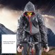 Cycling Raincoat with Hood for Men Women Waterproof Windproof Jacket / Pants / Jacket&Pants Reflective Rain Suits for Hiking Running Travel Bicycle Outdoor