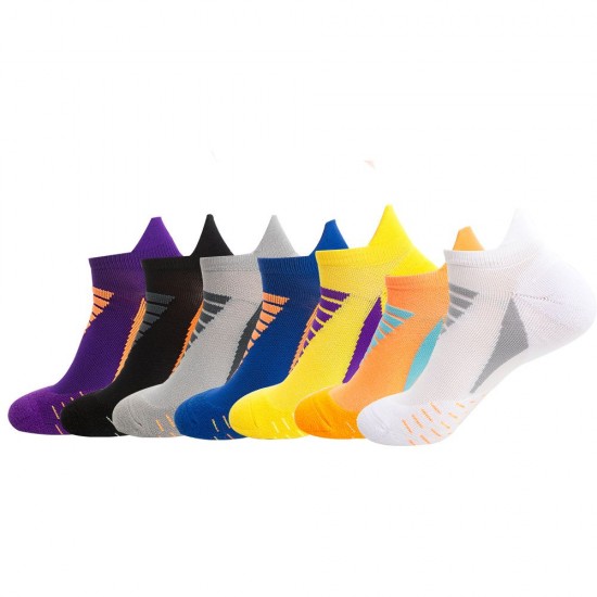 Men Women Anti Slip Athletic Socks Sports Grip Socks for Basketball Soccer Volleyball Running Trekking Hiking Absorption Moisture Wicking Socks