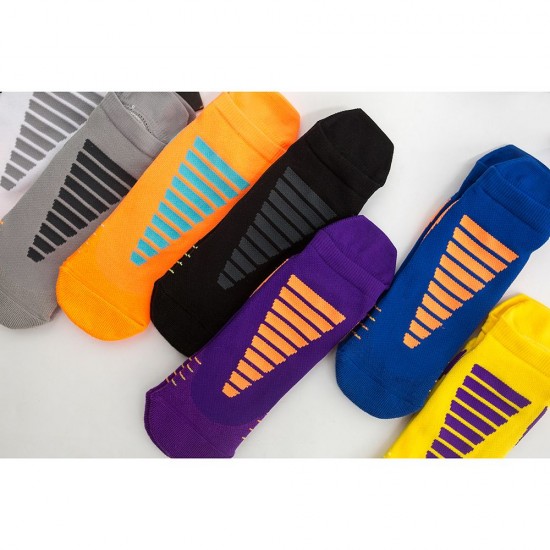 Men Women Anti Slip Athletic Socks Sports Grip Socks for Basketball Soccer Volleyball Running Trekking Hiking Absorption Moisture Wicking Socks