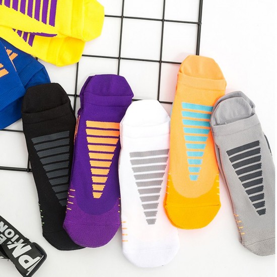 Men Women Anti Slip Athletic Socks Sports Grip Socks for Basketball Soccer Volleyball Running Trekking Hiking Absorption Moisture Wicking Socks