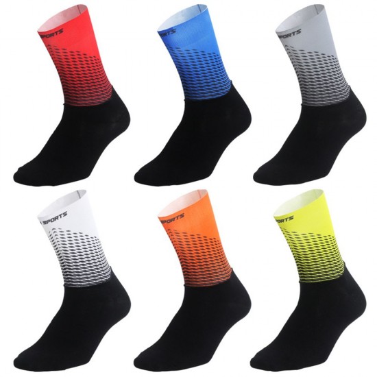 Men Women Cycling Socks Anti-Slip Wearproof Breathable Running Hiking Sports Outdoors Athletic Socks