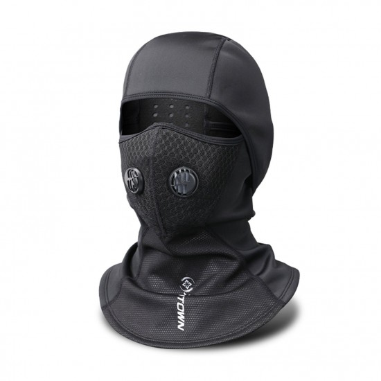 Balaclava Cycling Cap Thermal Face Cover with Breathing Valve in Winter for Skiing Snowboarding Motorcycling for Men Women