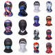 Cycling Helmet Liner Neck Gaiter Breathable Sunproof Balaclava Print Stretchy Running Cycling Beanie Cap With Face Cover